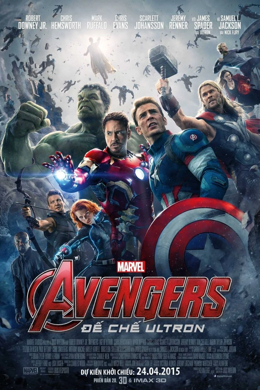 Poster phim Avengers: Đế Chế Ultron