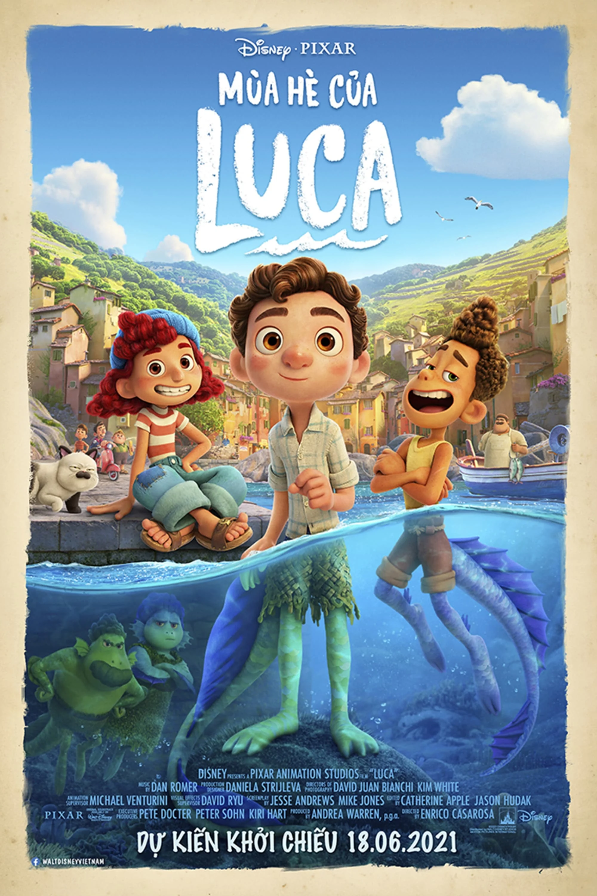 Poster phim Mùa Hè Của Luca