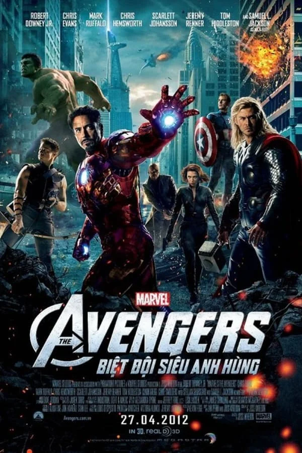 Poster phim The Avengers: Biệt Đội Siêu Anh Hùng