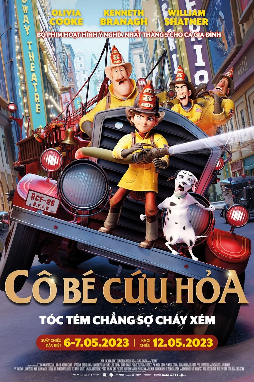 Poster phim Cô Bé Cứu Hỏa